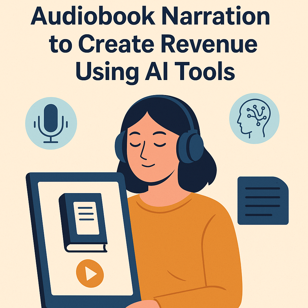 create revenue using AI tools for audiobooks